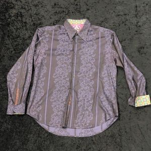 Robert Graham Button Down Long Sleeve Dress Shirt